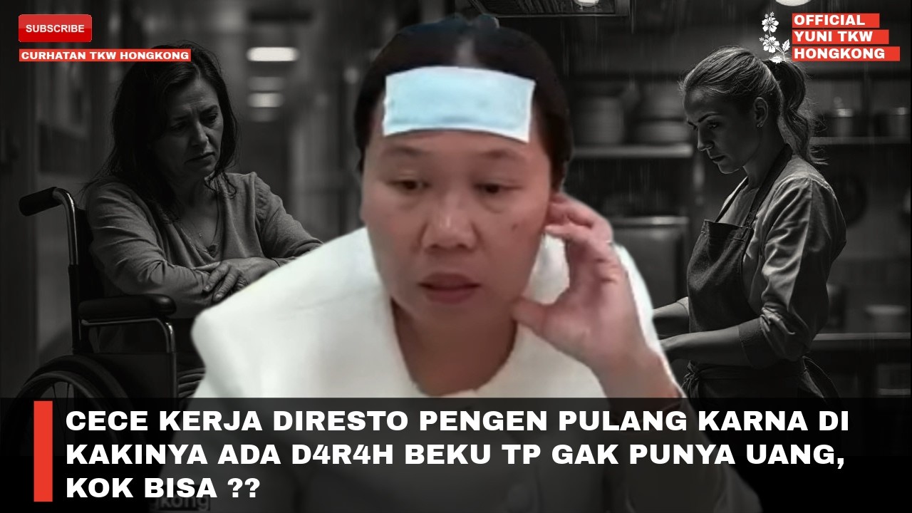 CECE KERJA DIRESTO PENGEN PULANG KARNA DI KAKINYA ADA D4R4H BEKU TP GAK PUNYA UANG, KOK BISA ??
