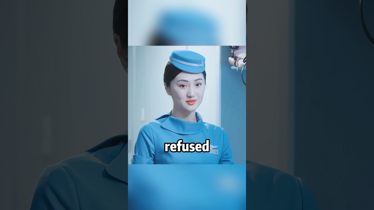 The flight attendant actually treated passengers differently #shorts #drama #movie #usa