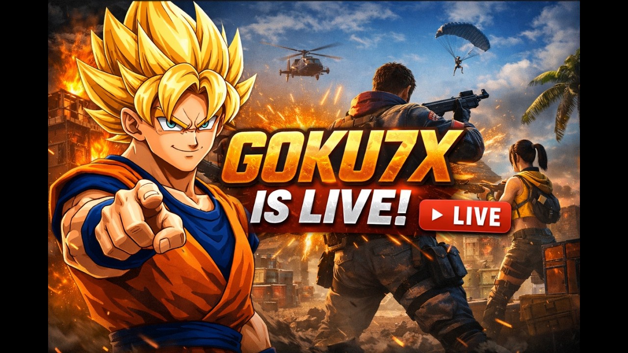 GOkU7X IS LIVE IN FREE FIRE DUO VS SQUAD GAMEPLAY ❤️🔥
