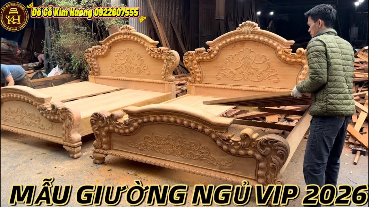 BÁO GIÁ CÔNG KHAI :Mẫu giường Tân cổ điển mới nhất năm 2026#dogokimhuong #giuongvip #giuongtancodien