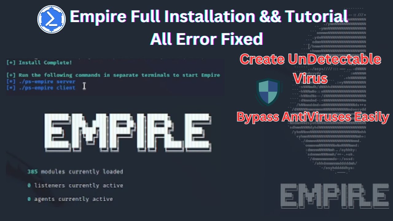 Powershell Empire Linux Full Install & Tutorial in 2025| creating backdoors for penetration testing
