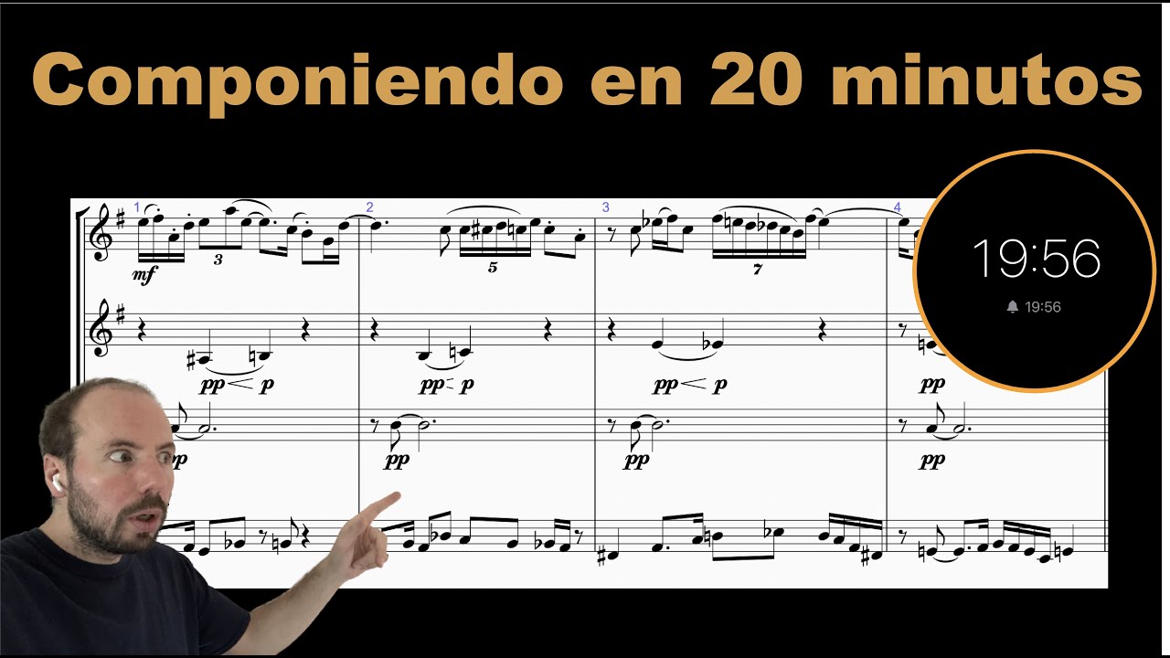Componiendo un Cuarteto de Cuerdas contra reloj ⏱