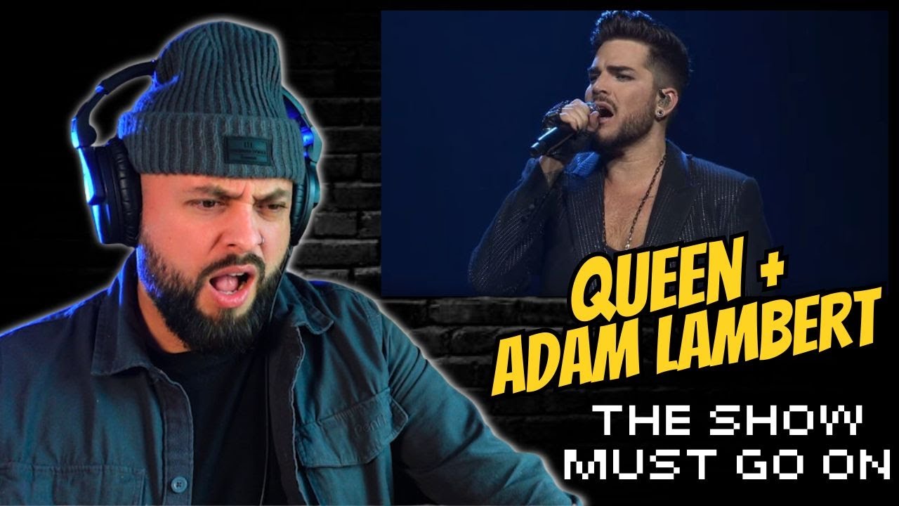 Vocalist Reacts to Queen & Adam Lambert | The Show Must Go On (O2 London 2018)