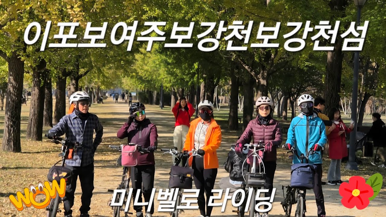 양평역~이포보~여주보 ~ 강천보 ~강천섬 ~여주역 (11/4) 60km