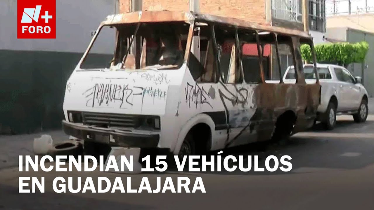 Hombre en situación de calle escapa tras incendiar autos en Guadalajara - Las Noticias