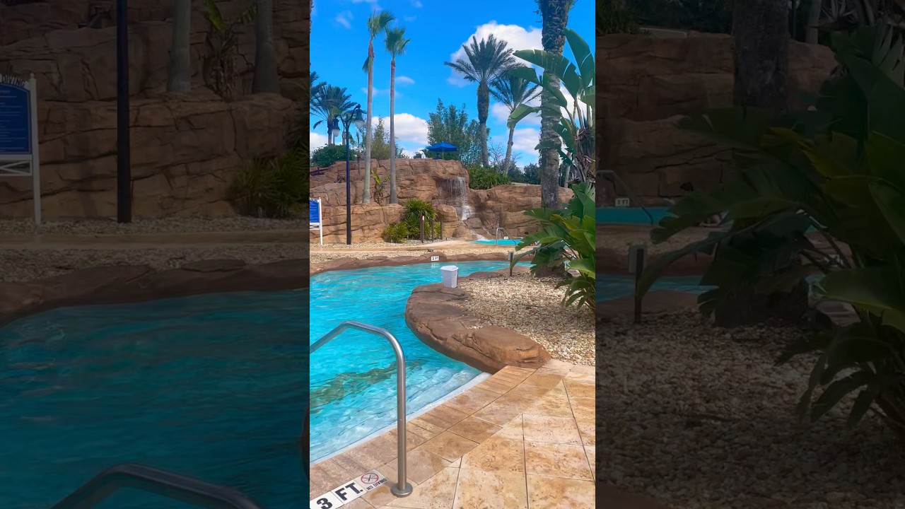 The Lazy River at Reunion Resort Orlando 🤩 #travel #orlando #orlandoflorida #lazyriver #resort