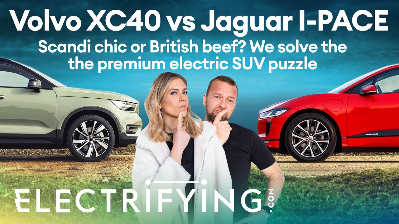 Volvo XC40 Recharge electric vs Jaguar I-PACE - Scandi chic or British beef? / Electrifying