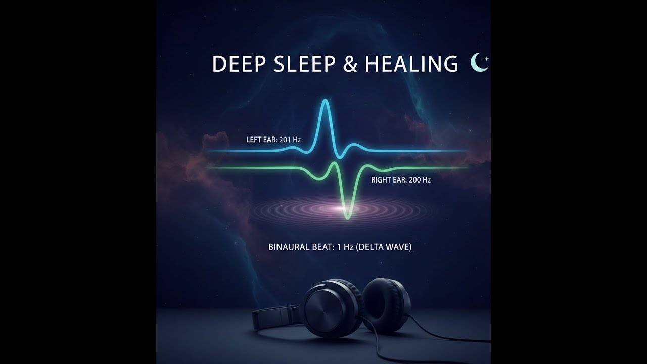 Delta Wave Therapy (1Hz) | 30 Minute Deep Sleep & Meditation