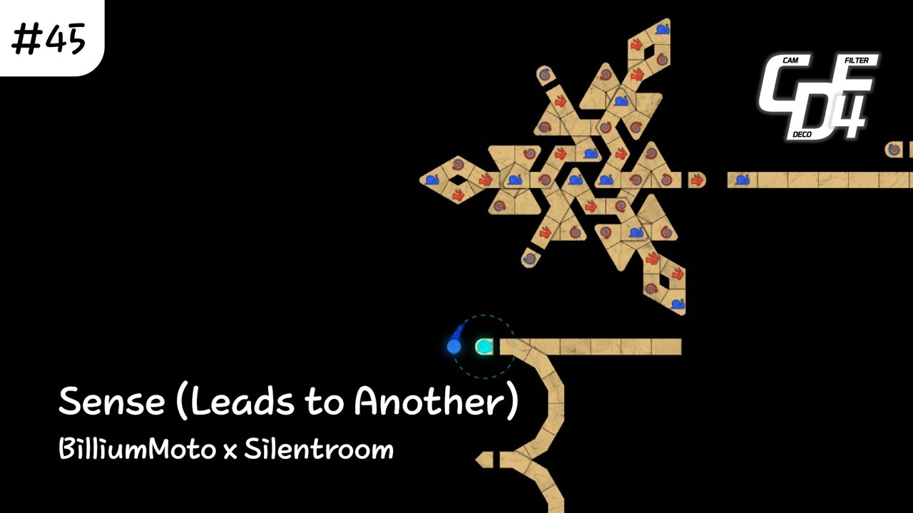 [ADOFAI Custom #45] [ CDF4 / Semi-Final ] BilliumMoto × Silentroom - Sense (Leads to Another)