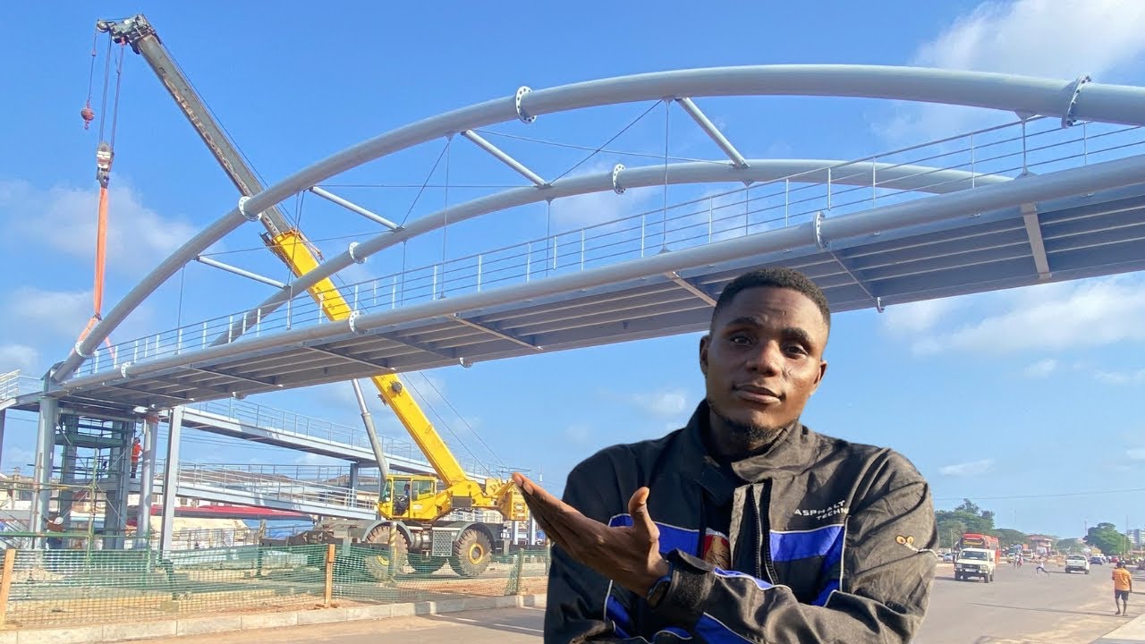 See The Current Update On The First Overhead Foot Bridge In Takoradi