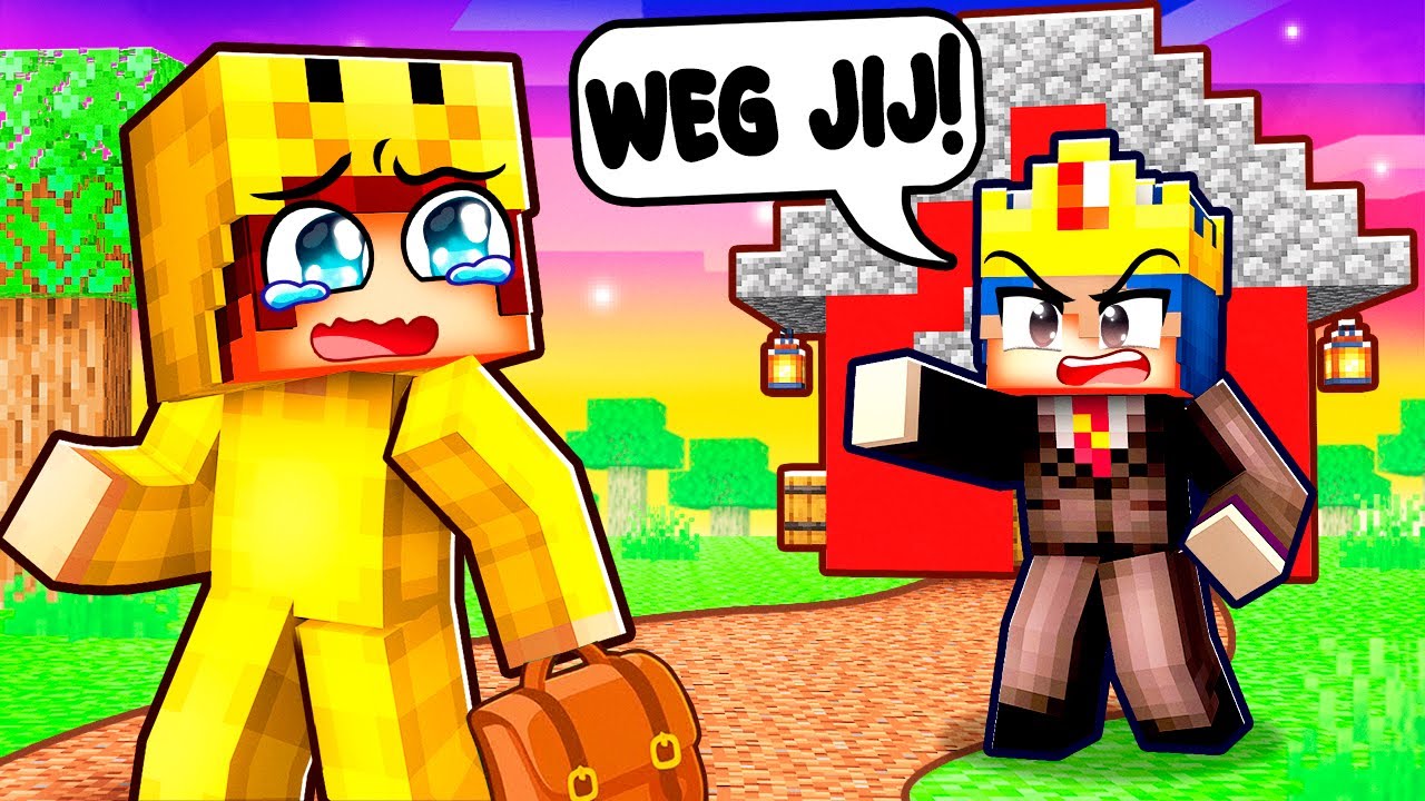 Ik Werd Uit Mijn Huis GETRAPT! (Minecraft Survival)