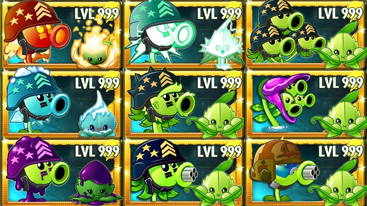 Every Pair PEA & MINT Plants VS All Zombies - Who Will WIn? - Pvz 2 Battlez