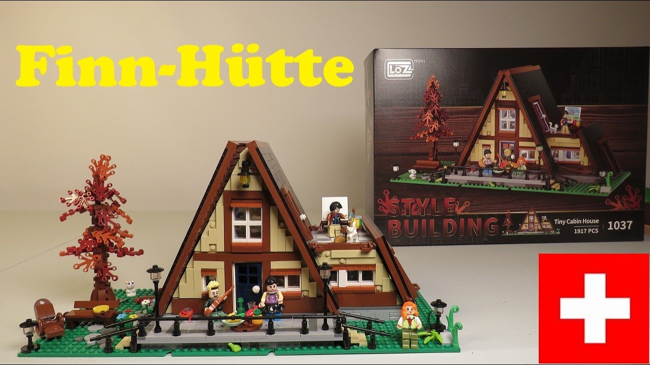 LOZ Mini Blocks - 1037 - Finn-Hütte / Waldhaus - Review