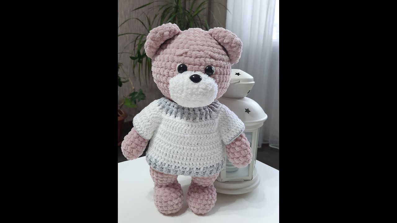 ☆Кофточка для мишки крючком☆