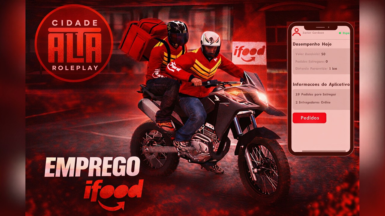 ENTREGADOR IFOOD VALE A PENA? 🤔💰 OLHA ESSE LUCRO! 🚀 | GTA SAMP Android/PC