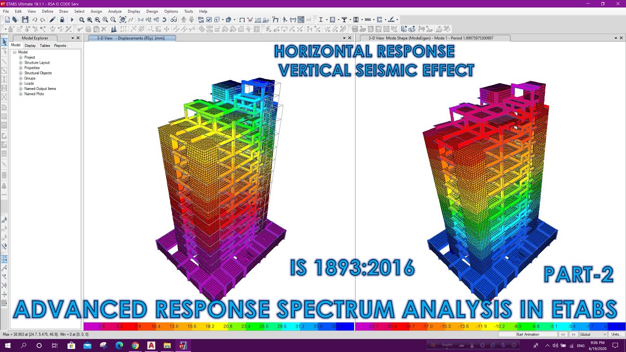 Advanced Response Spectrum Analysis in Etabs | IS 1893:2016 | Part-2 | Vertical Seismic Effect