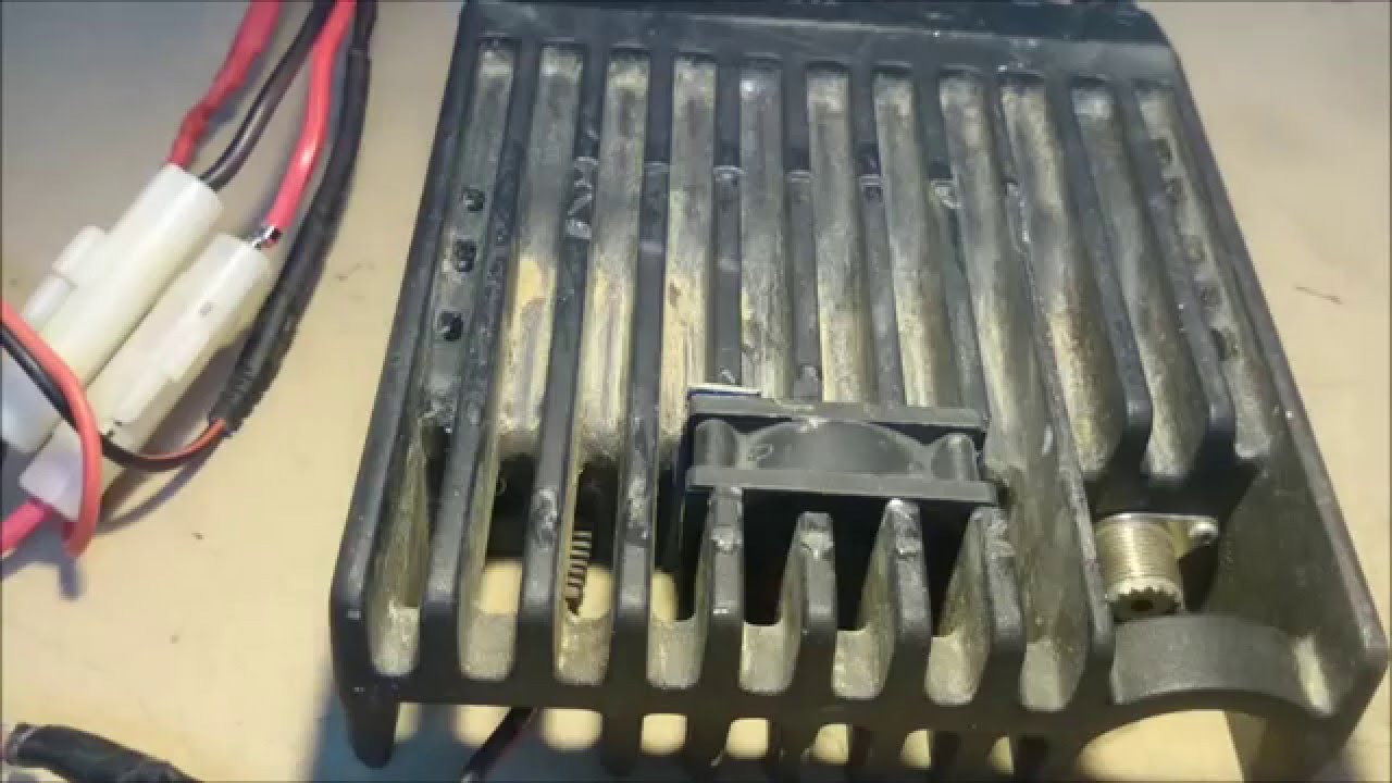 تركيب مروحة تبريد تشغيل واطفاء اوتماتيك لجهاز yaesu ft-2900r عبد الرحمن ( اليدوي-عنيزة )