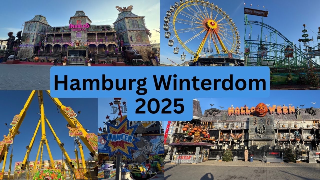 Hamburg Winterdom 2025 🎡 Kompletter Rundgang – Alle Attraktionen & Highlights! 4K