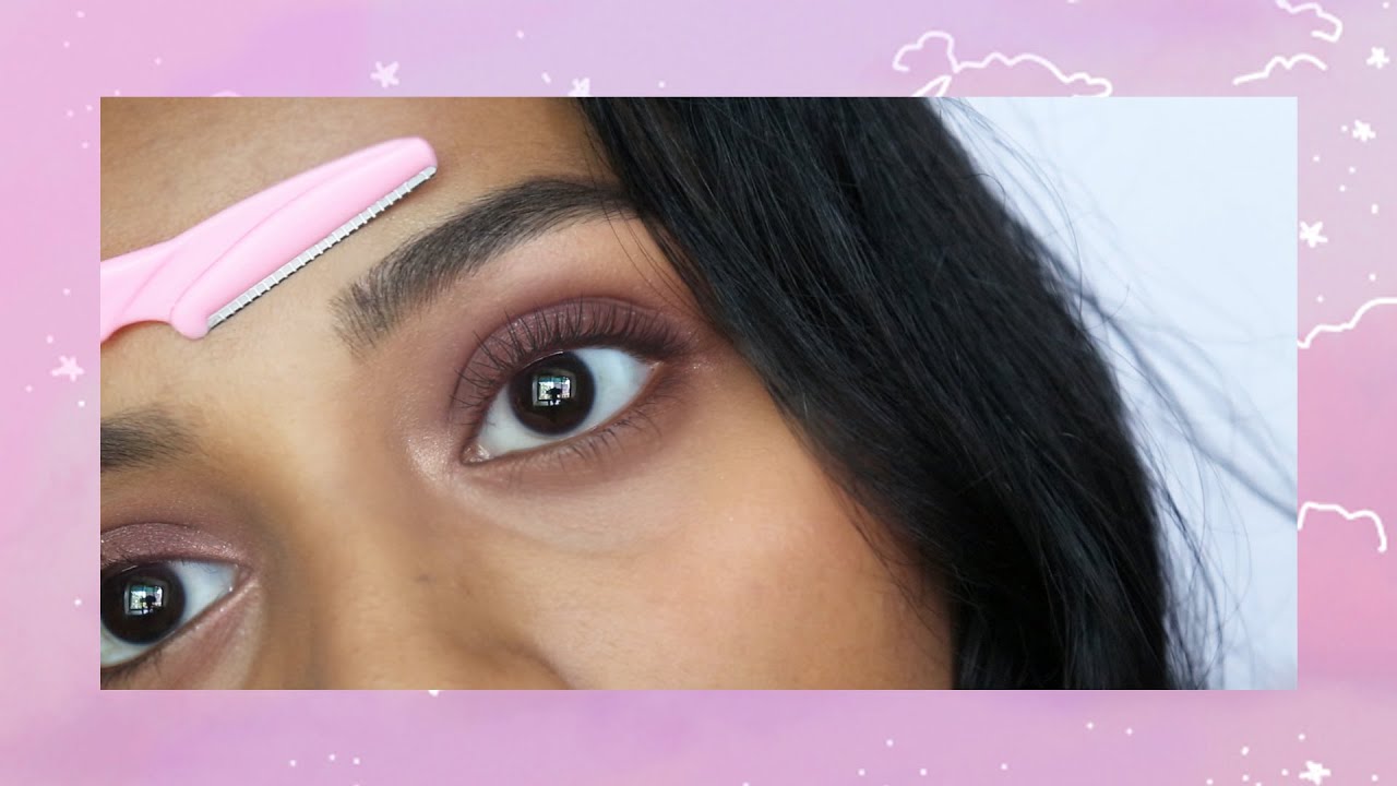 How I do my Brows with a Razor (beginner friendly) + Eyebrow Routine