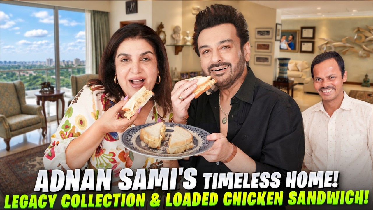 Legendary Adnan Sami! Hall-Of-Fame Style Home, Live Performance, Music Journey & Chicken Sandwich!