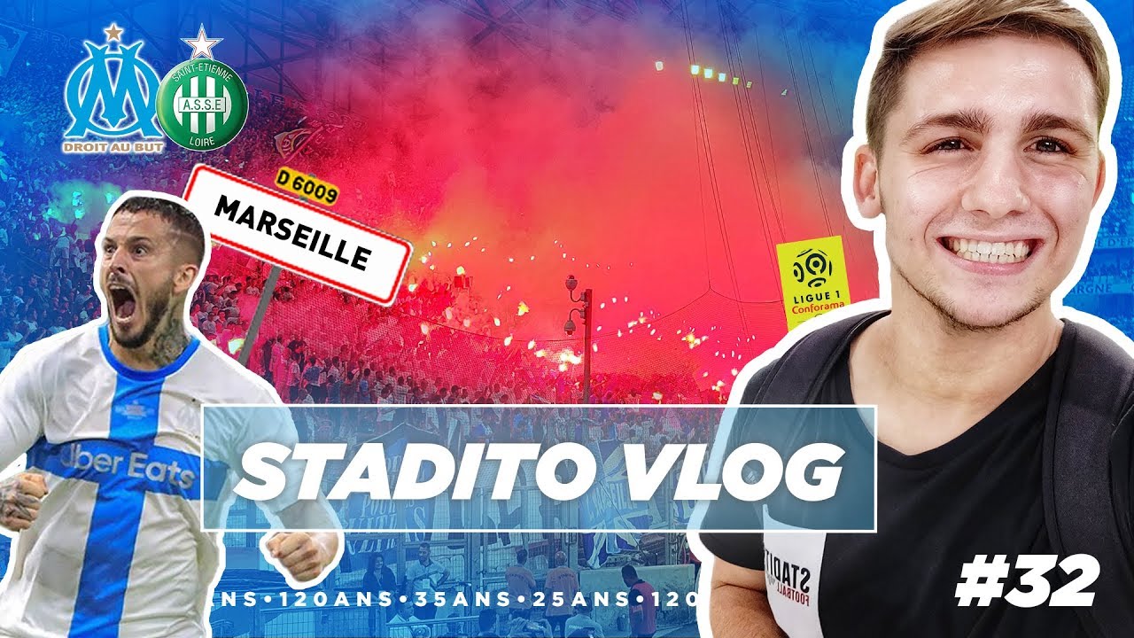 VÉLODROME ULTRA(S) CHAUD ! | VLOG #32 - Olympique de Marseille-AS Saint-Etienne - Orange Vélodrome