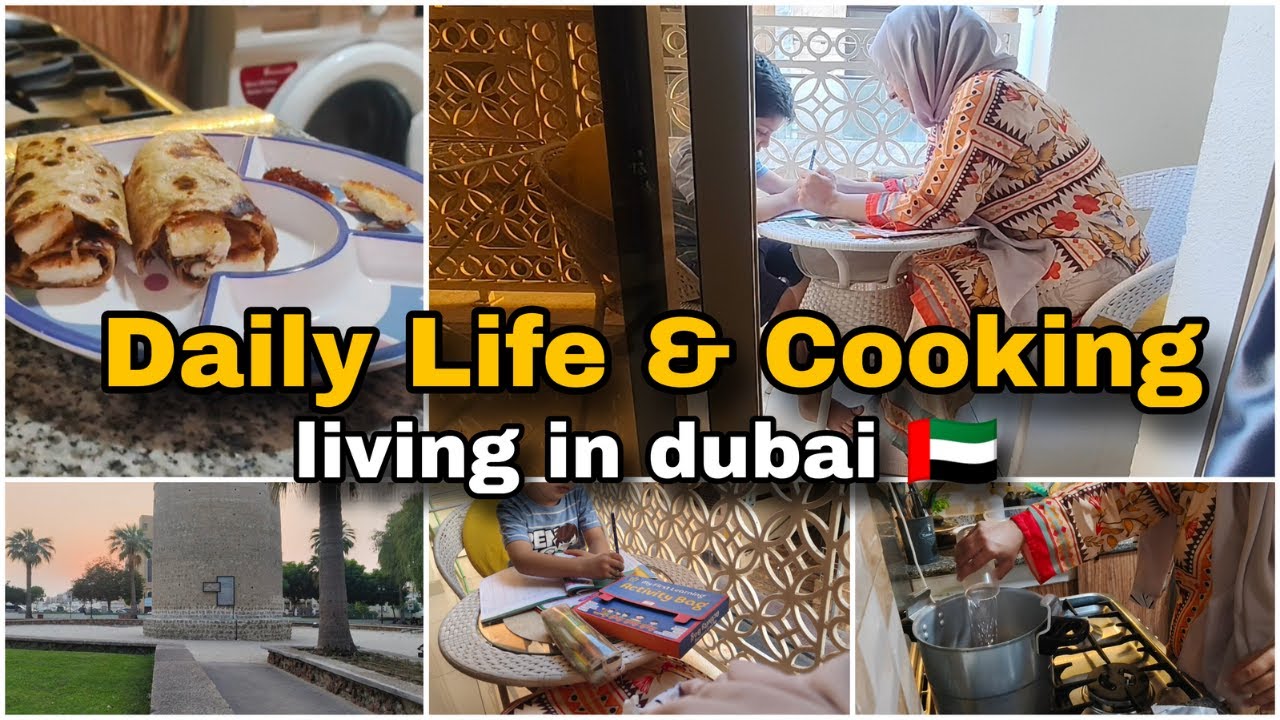 Simple Housewife Daily Routine In Dubai | Mom's Duty till Night