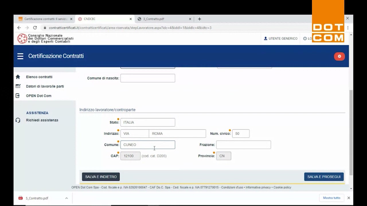 Tutorial - La certificazione dei contratti di lavoro