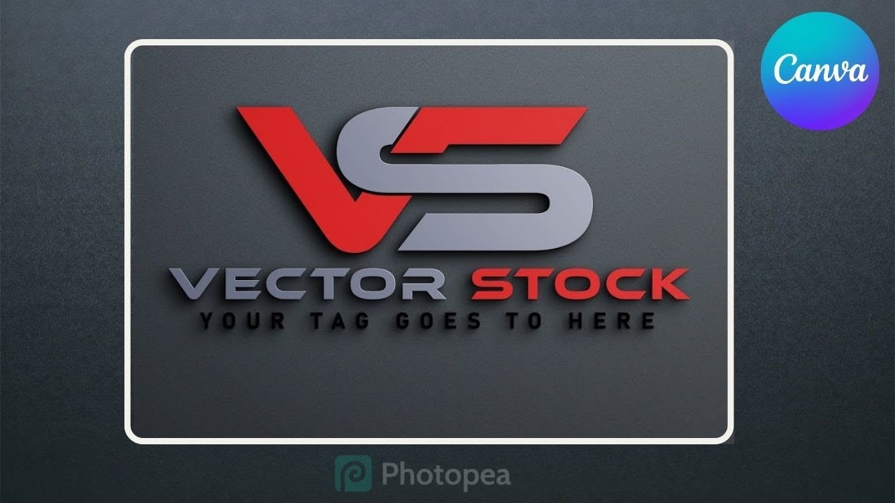 Comment créer un logo VS en 3D sur Canva et photopea | Astuces Canva 2023