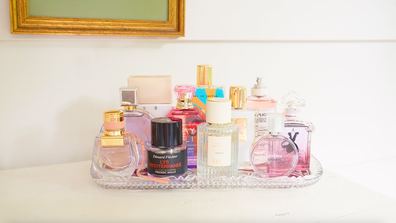 spring perfume tray 2025 🌿🌸 + Chanel Chance Eau Splendide