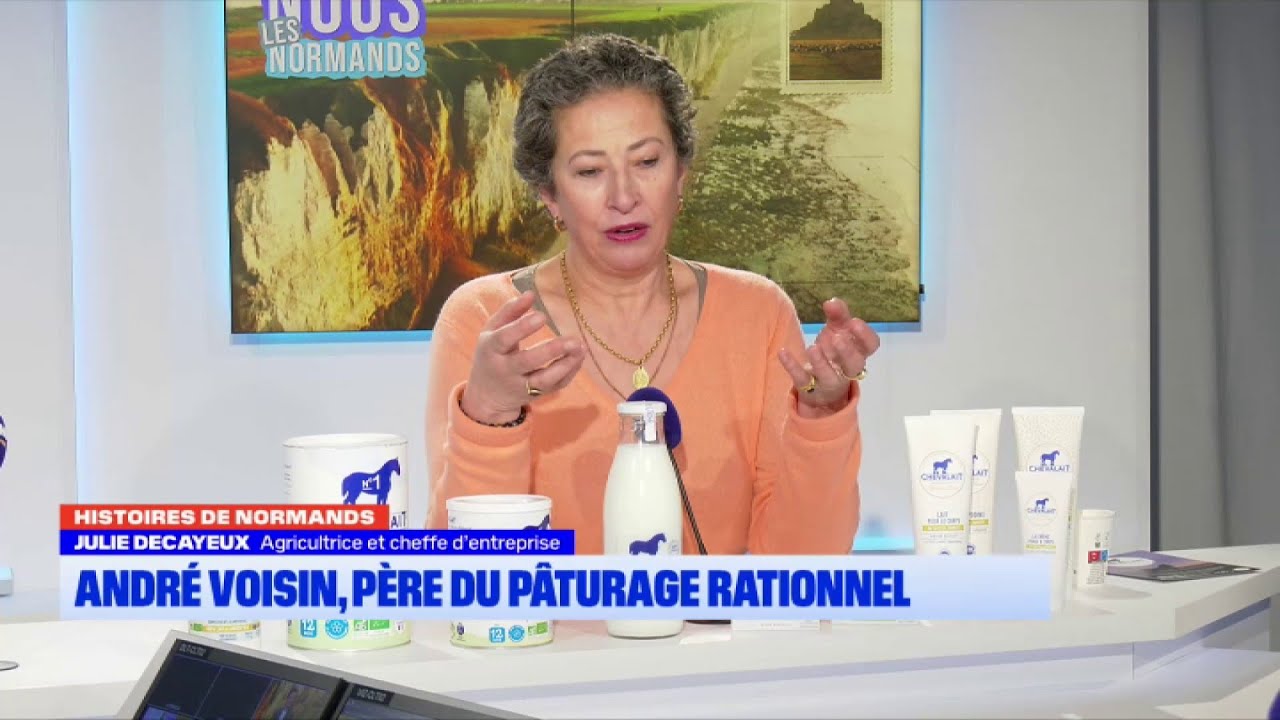 Nous les Normands ! Julie Decayeux vend du lait... de jument