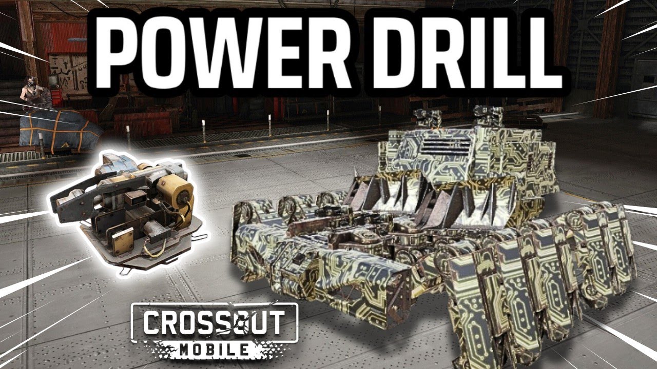Power Drill is TOO STRONG! (META) • One of the BEST Legendary Weapons!  • Crossout Mobile