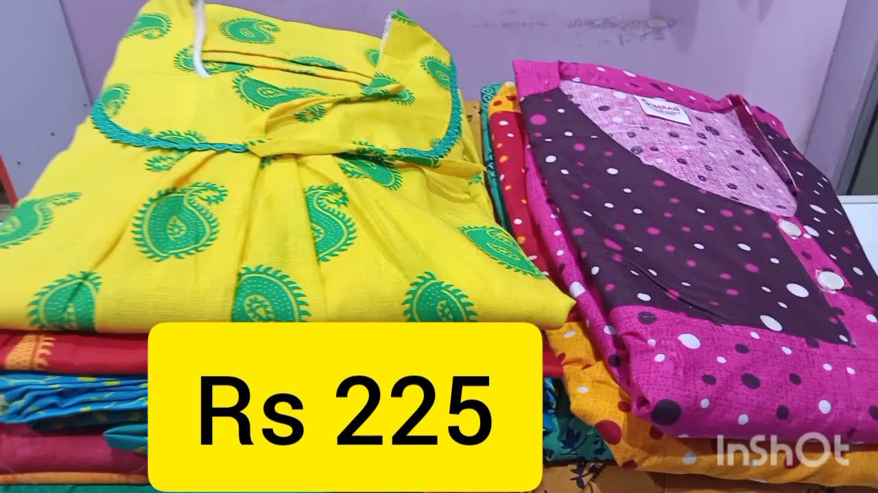 Cotton nighty collection with price