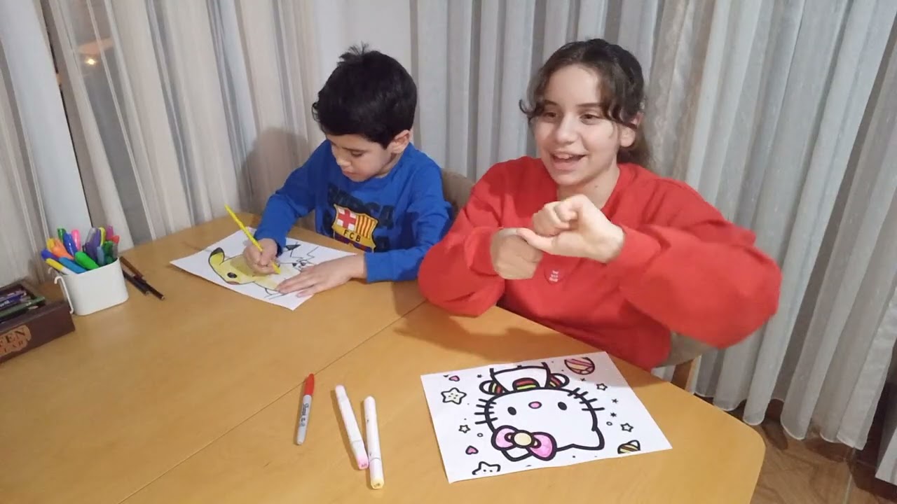 4 renk boyama challenge ! #challenge #funny #viral 