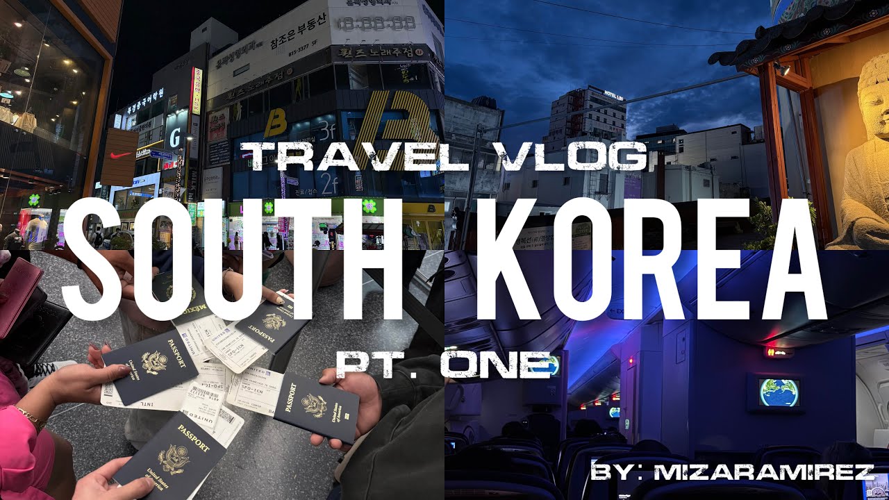 South Korea Travel Vlog 🇰🇷 (Part 1) | Packing, 12hr Flight & Arrival in Seoul