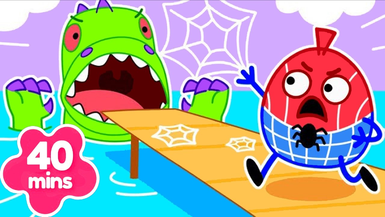 Superhero Pit | Spiderman vs Dino | Toddlers | Cartoons for Kids | Pit & Penny Stories New Episode