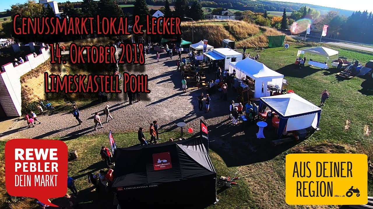 Lokal und Lecker 2018 - Genussmarkt im Limes Kastell Pohl