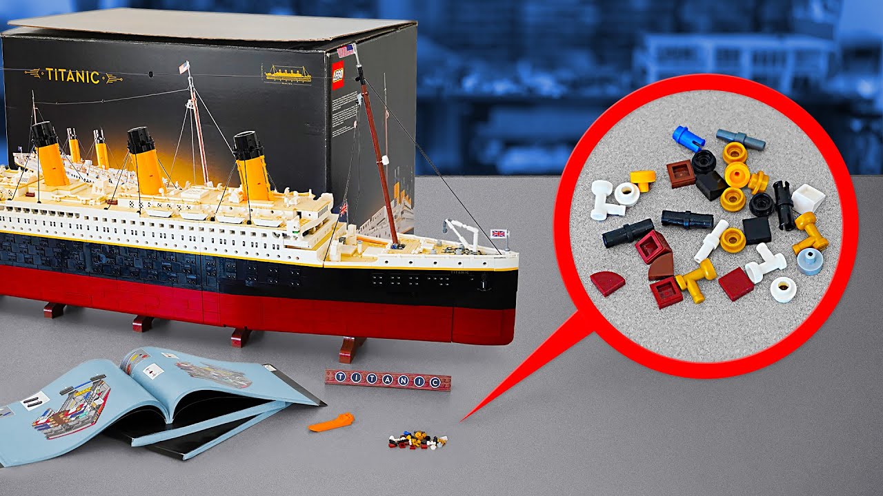Я построил Lego только из запасных деталей
