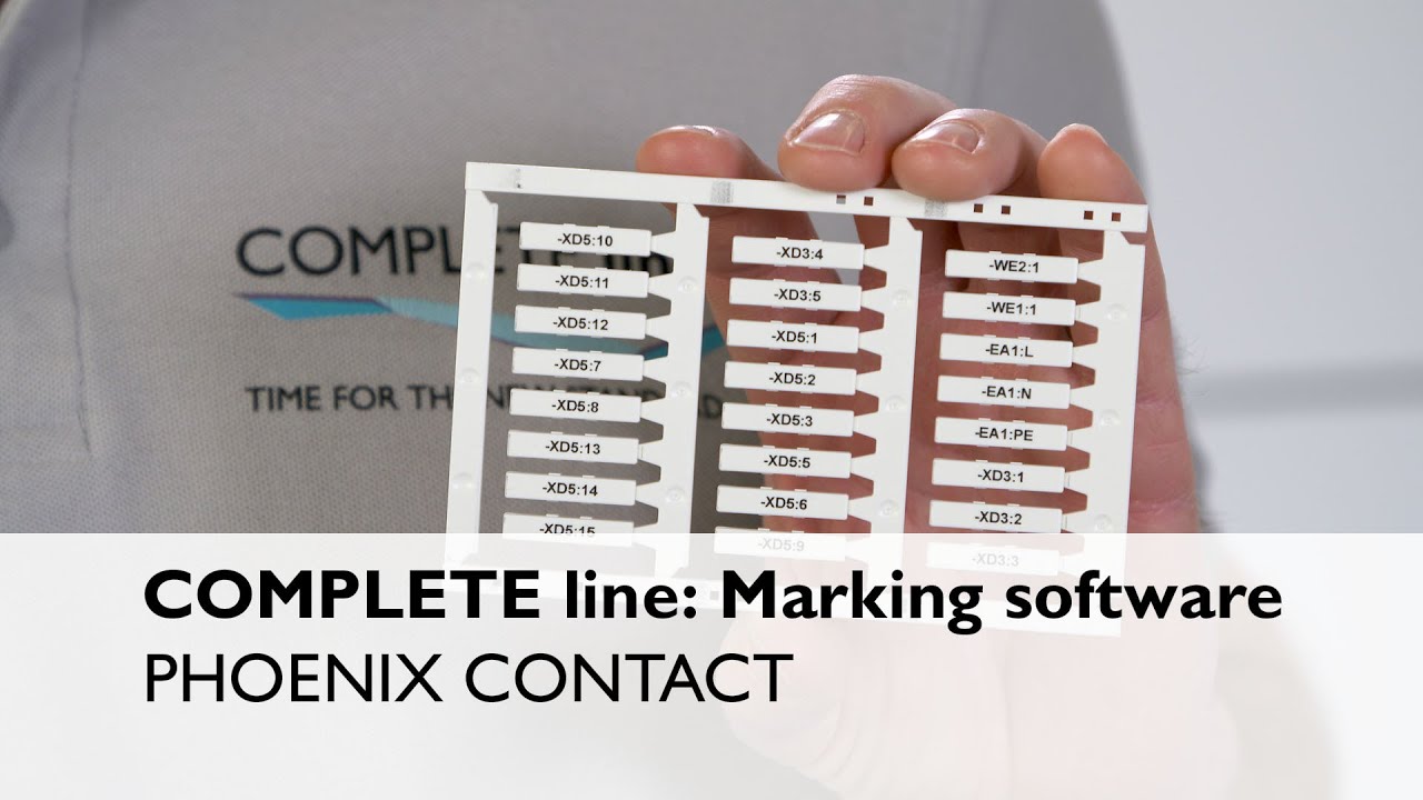 Marking software for industrial identification