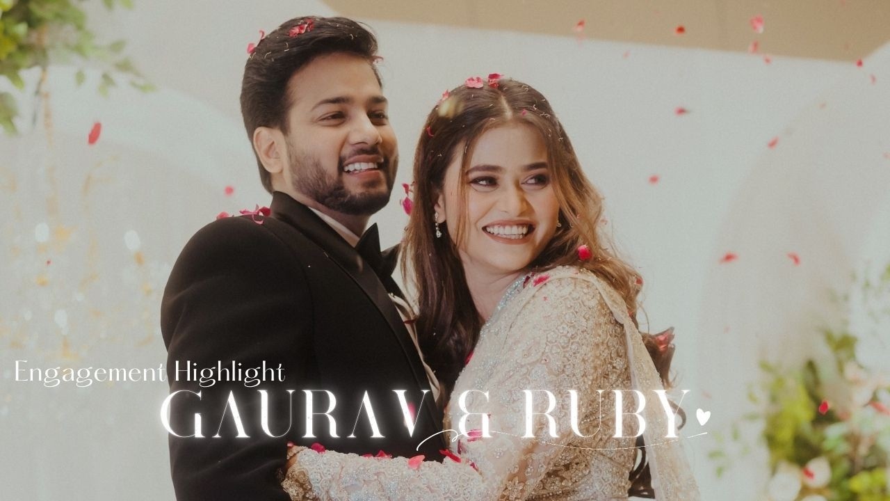 GAURAV & RUBY | 4K ENGAGEMENT HIGHLIGHT| MOHEY RANG FILMS | GAURAV ARORA | 9598310235