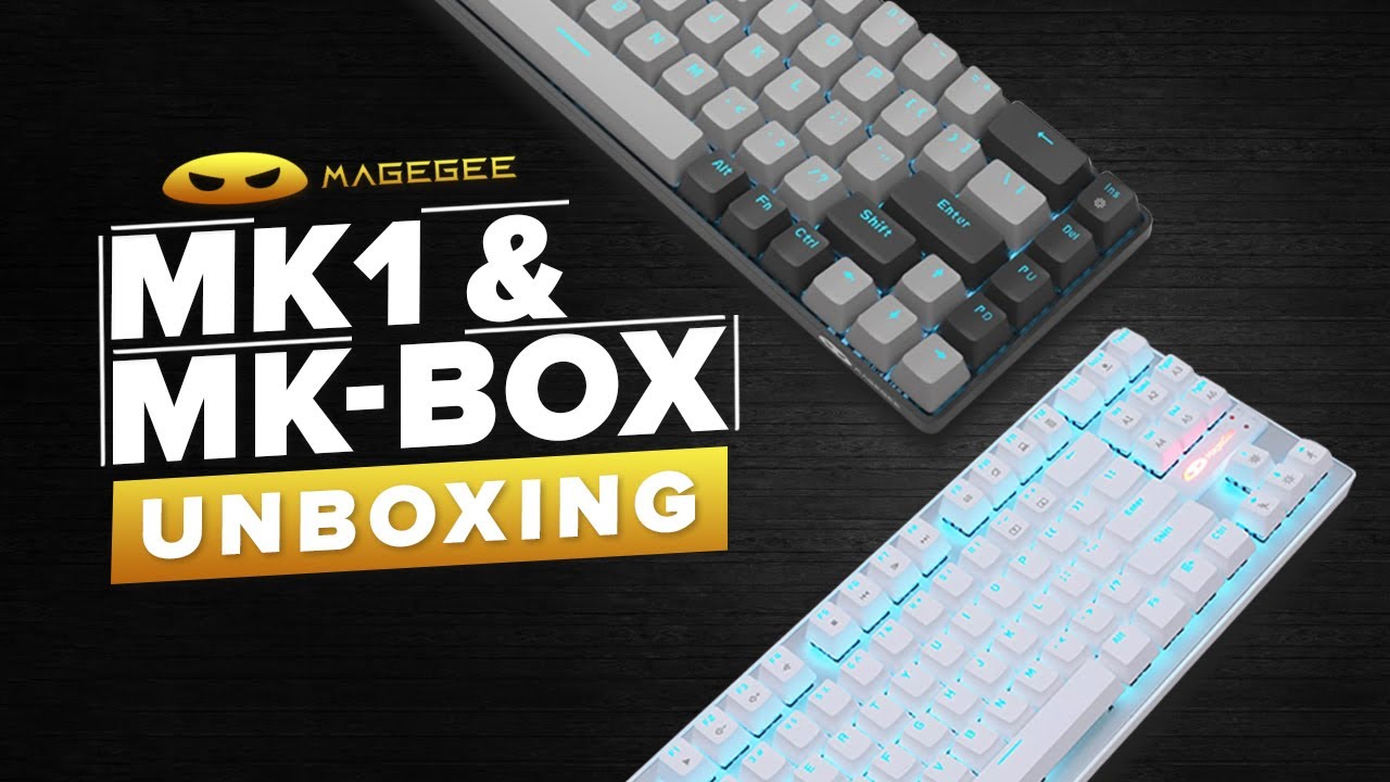 Budget Keyboards Magegee MK1 / MK-Star and MK-Box Unboxing and Typing Test (Tagalog)