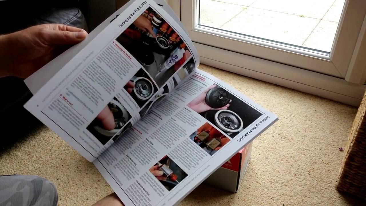 flex xc vrg 3401 polisher unboxing