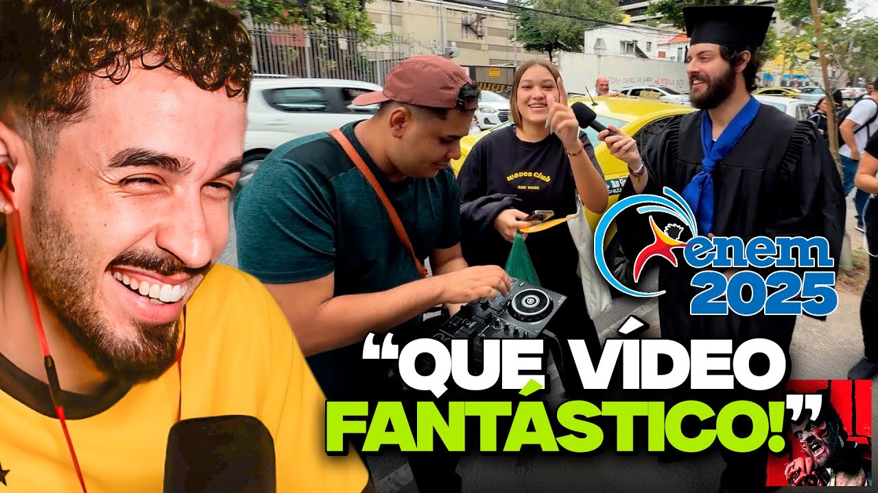 REPÓRTER DOIDÃO COM OS ATRASADOS DO ENEM 2025! | REACT DIOGO DEFANTE