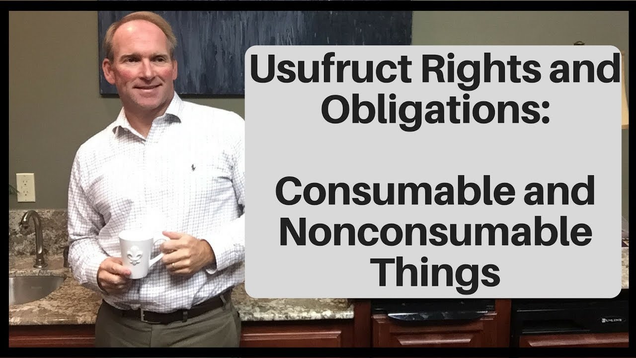 Wife Inherits Usufruct. What are Usufructuary Rights? Obligations To Naked Owners?