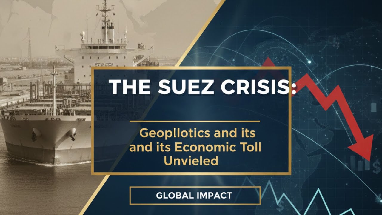 The Suez Crisis: Geopolitics and its Economic Toll Unveiled I Suez War1956
