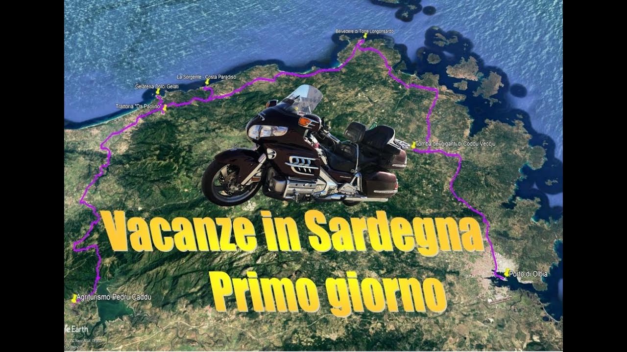 Viaggio in Sardegna in Honda Goldwing giorno 1 - Trip to Sardinia in Honda Goldwing day 1