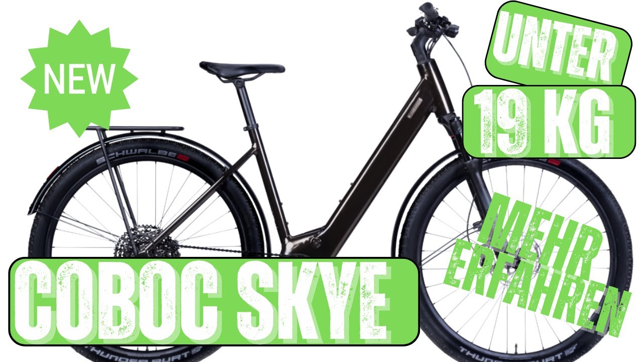 E-Bike Neuheit 2025 Coboc SKYE unter 19 Kg Leicht, Stark und riesen Fahrspass #ebike #bosch