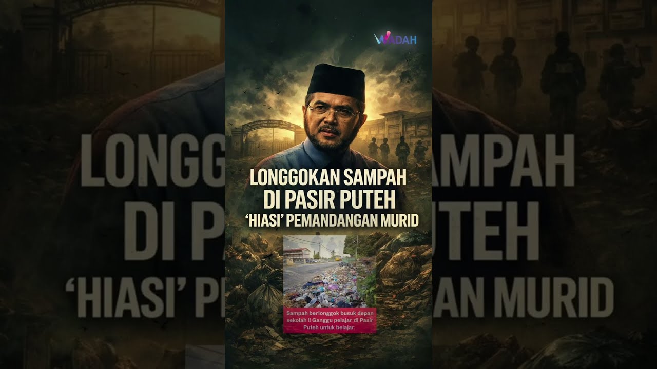 LONGGOKAN SAMPAH DI PASIR PUTEH 'HIAST' PEMANDANGAN MURID