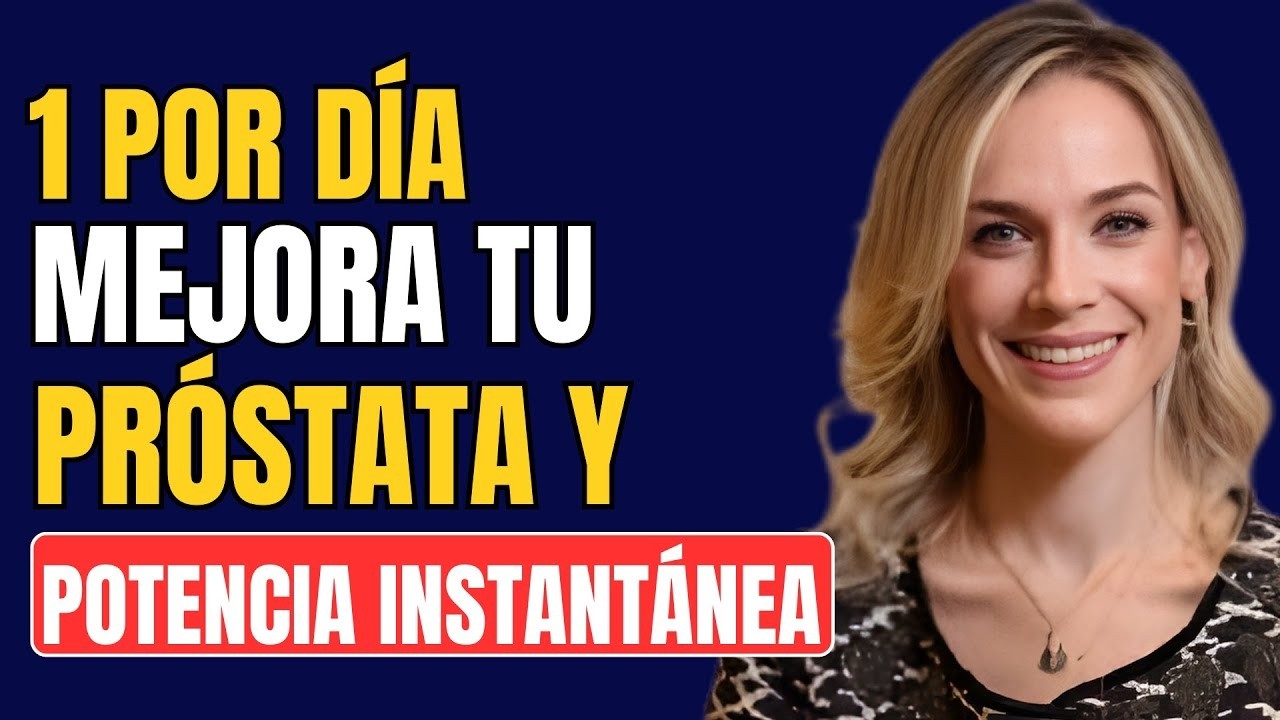 ¿DISMINUIR LA PRÓSTATA Y MEJORAR LA ERECCIÓN CON SÓLO 1 PÍLDORA? ¡DESCÚBRELO!