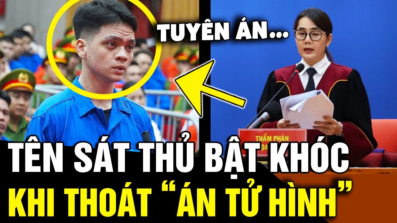 Khoảnh khắc sát thủ 'ĐOÀN THIÊN LONG' bật khóc khi nghe tòa tuyên 'THOÁT ÁN TỬ' | Tin Nhanh 3 Phút
