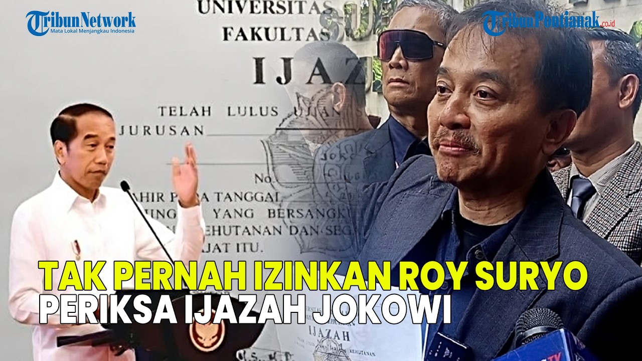 UPDATE❗ POLDA METRO TEGASKAN TAK PERNAH IZINKAN ROY SURYO CS PERIKSA IJAZAH JOKOWI